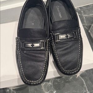 Calvin Klein Men's Black Slip-On Loafers